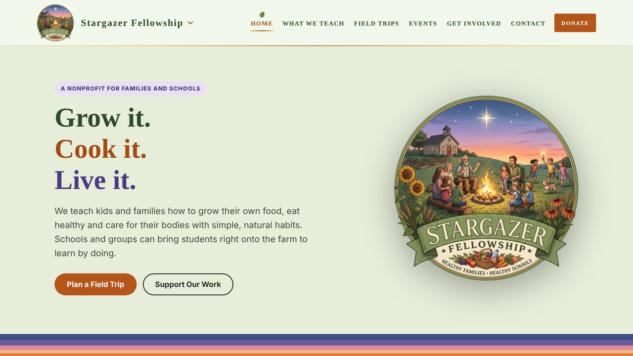 Stargazer Fellowship website