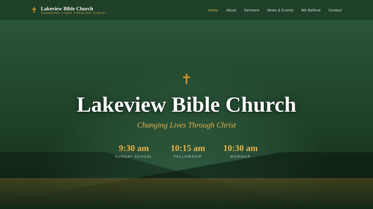 Lakeview Bible Church website
